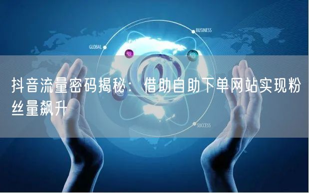 抖音流量密码揭秘：借助自助下单网站实现粉丝量飙升